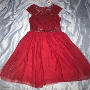 Bailey Blue Red Sequin Dress
